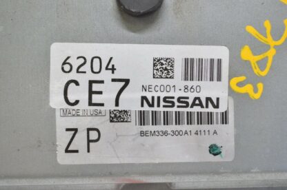 Computadora 2014 2016 Nissan Versa Ecm BEM336-300 A1 F10 012