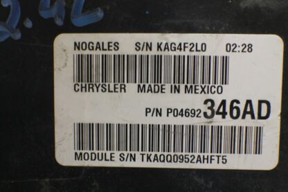 2011-2014 Chrysler 200, Avenger Caja de Fusibles TIPM 04692346AD - Image 4