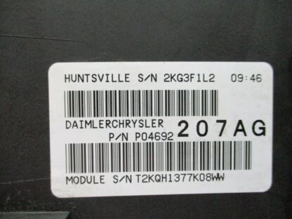 2007 Caliber Patriot Compass TIPM Caja de fusibles P04692207AG