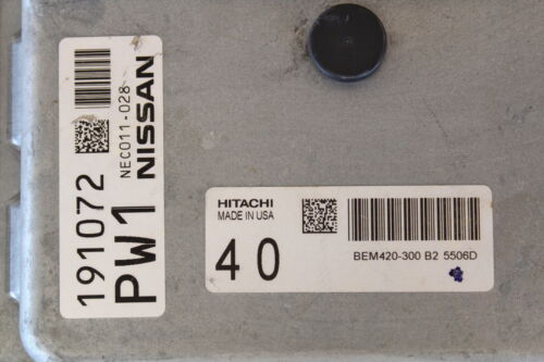 2016-2017 Maxima BEM420-300 B2 Computadora de motor ECU ECM ECM - Image 2