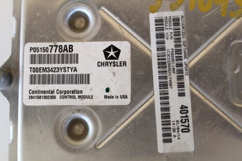 2014 Dodge Caravan P68205119AF Computadora de motor ECU ECM - Image 2
