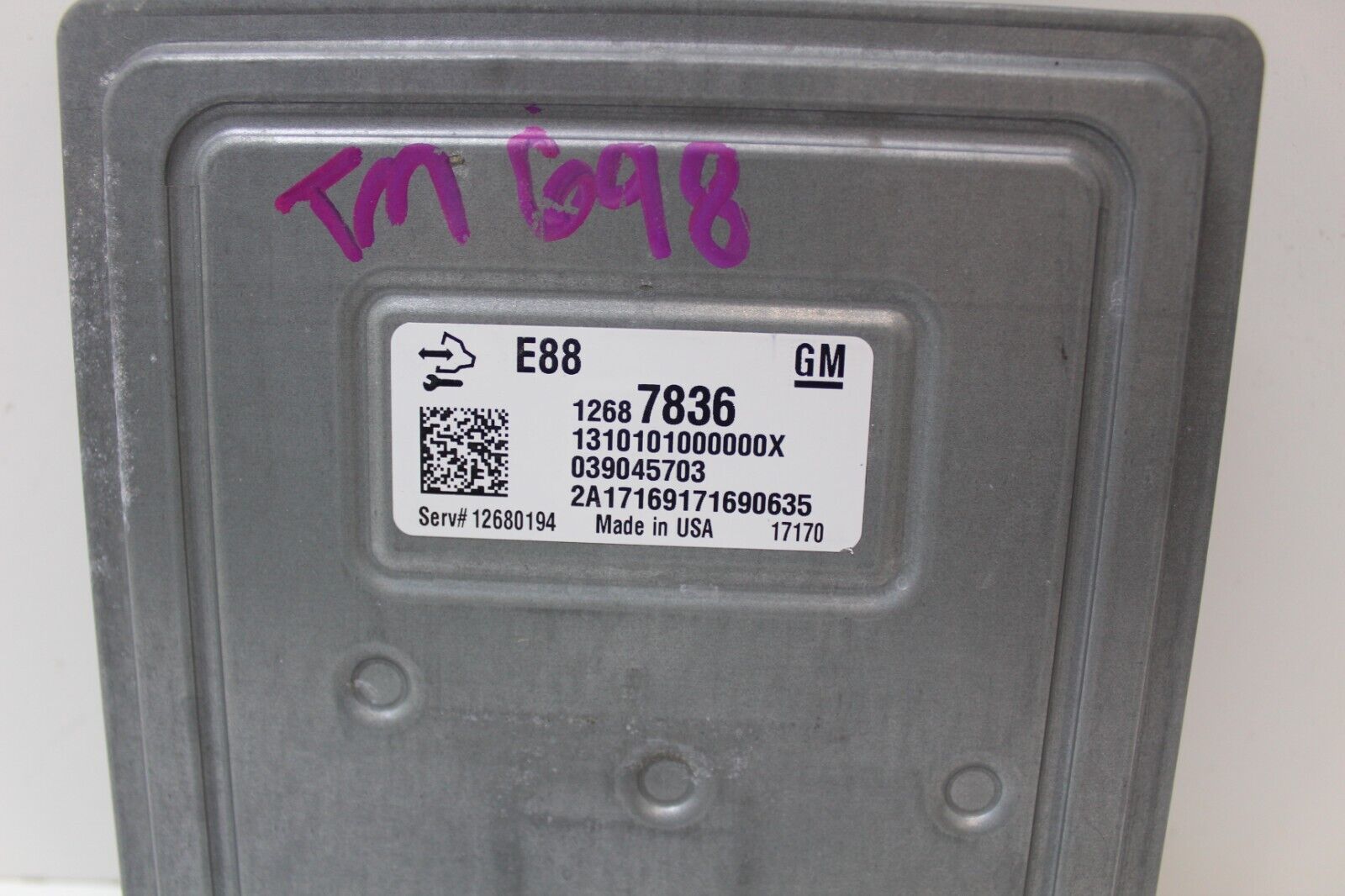 18-19 Malibu 12680194 Computadora de motor ECU ECM - Image 2