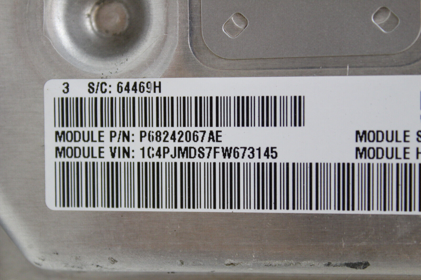 15 2015 Jeep Cherokee 05150925AB Computadora de motor ECU ECM - Image 3