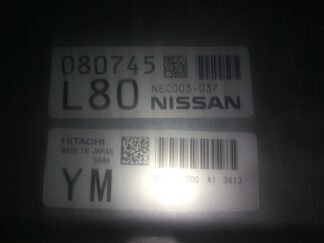 2014 Infiniti Q50 Computadora de motor ECU ECM NEC003-037 "L80"